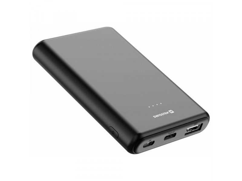 POWERBANK 5000 mAh 10W BLACK SWISSTEN