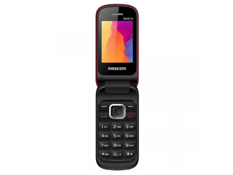 MAXCOM MM815, Telefón DUAL Sim, červený