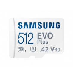 MicroSDXC 512GB EVO Plus +SD adp SAMSUNG