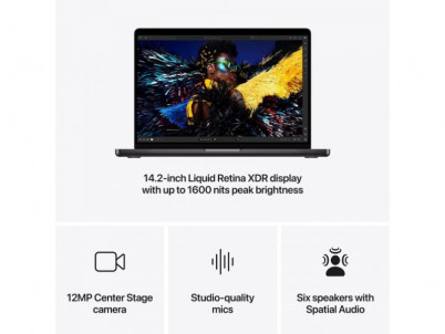 APPLE MacBook Pro (2024) 14,2" M4/24/1/I/Sil