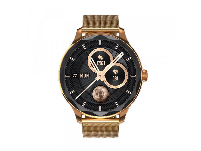 Smartwatch Viva gold steel Garett