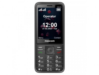 MAXCOM MM245, Telefón DUAL Sim, čierny