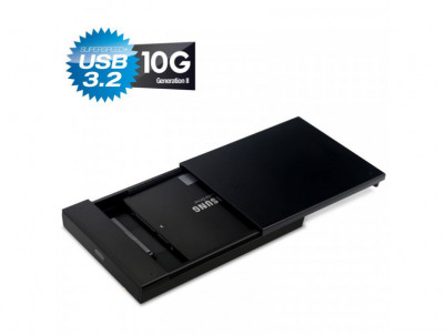 FANTEC PL25U31, Externý box, USB Type C 3.2 Gen2