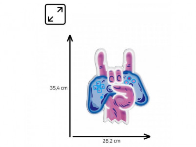 MANTA GAMEPAD, LED Neon plexi dekorácia