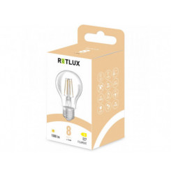 RFL 602 Fil. A60 E27 bulb 8W WW D RETLUX