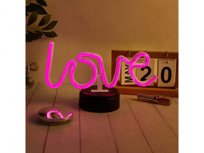 MANTA LOVE II, LED Neon plexi dekorácia