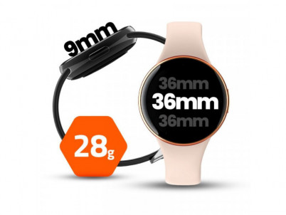 MANTA LIVIA Mini Smartwatch, Smart hodinky, zlaté