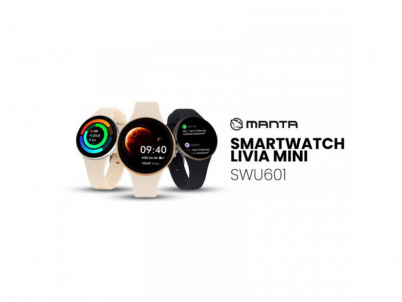 MANTA LIVIA Mini Smartwatch, Smart hodinky, zlaté