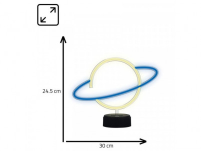 MANTA PLANÉTA, LED Neon plexi dekorácia