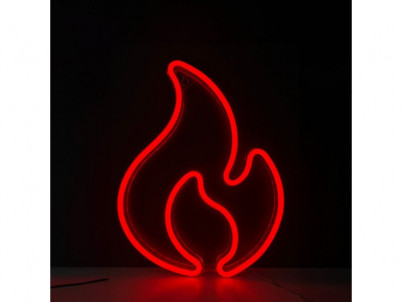 MANTA RGB FLAME, LED Neon plexi dekorácia