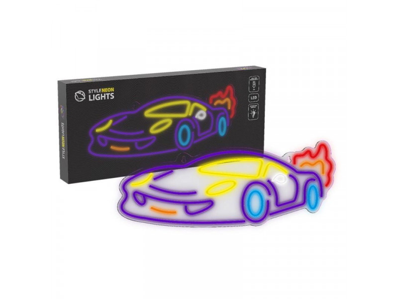 MANTA CAR, LED Neon plexi dekorácia