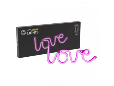 MANTA LOVE, LED Neon plexi dekorácia