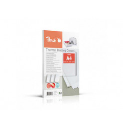 PEACH Thermal Binding Covers A4 1.5mm, white 20ks