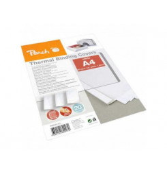 PEACH Thermal Binding Covers A4 1.5mm, white 20ks