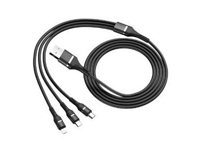 KAB-0258-STU-3V1BK USB 1,2m 60W