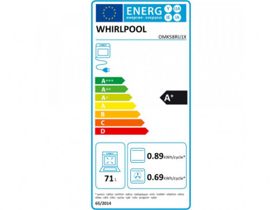 OMK58RU1X vstavaná rúra WHIRLPOOL