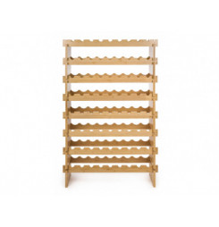 Regál na víno G21 na 72 fliaš bambusový