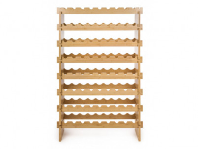 Regál na víno G21 na 72 fliaš bambusový
