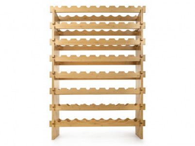 Regál na víno G21 na 72 fliaš bambusový