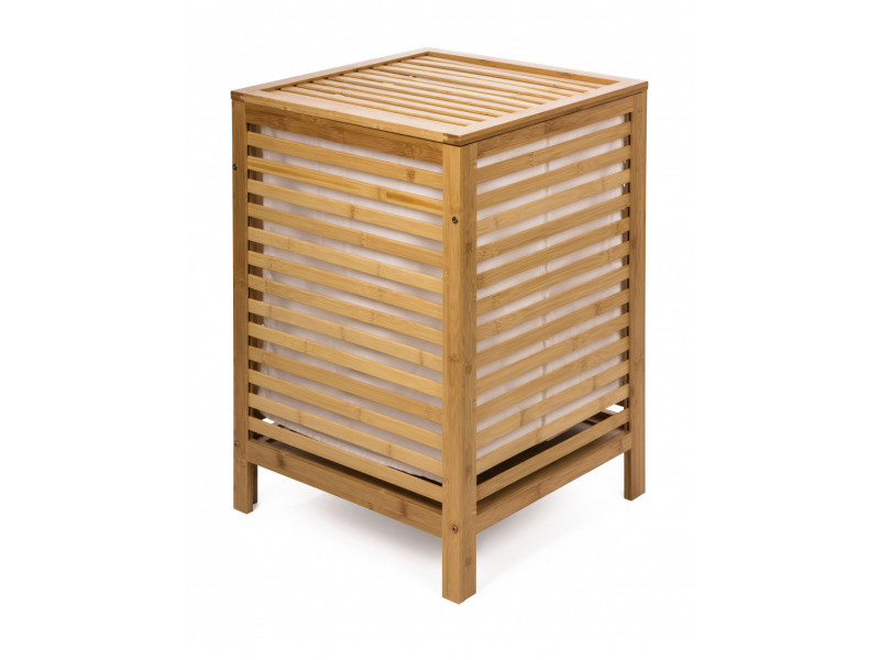 Kôš na bielizeň G21 80 l, bambusový Kôš na bielizeň G21 80 l, bambusový