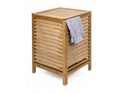 Kôš na bielizeň G21 80 l, bambusový Kôš na bielizeň G21 80 l, bambusový