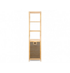 Kôš na bielizeň G21 30 l s policami bambusový