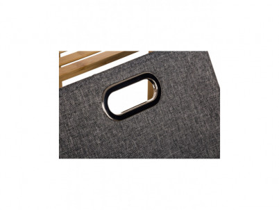 Kôš na bielizeň G21 30 l s policami bambusový