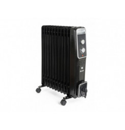 Olejový radiátor G21 Bromo čierny, 11 rebier, 2500 W
