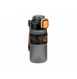 Fľaša G21 na pití 600 ml, šedá zmrzlá