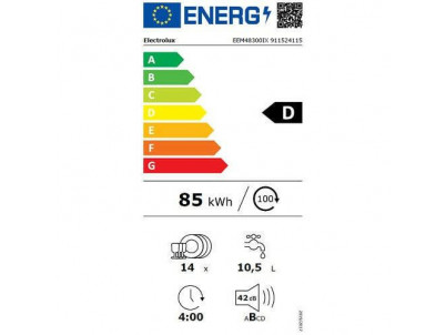 ELECTROLUX Vstavaná umývačka riadu EEM48300IX