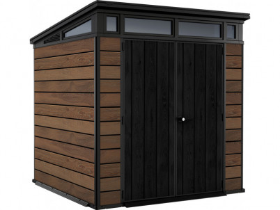 Záhradný domček Keter PENT Signature 7x7 Walnut, s podlahou