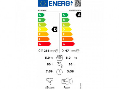 WD3S8042BW PRAČKA SE SUŠIČKOU HISENSE