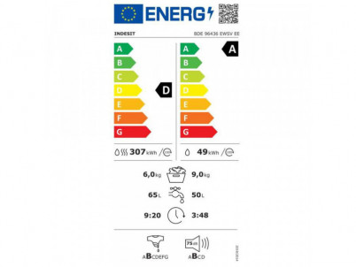 BDE 96436 EWSV EE práčka so suš. INDESIT