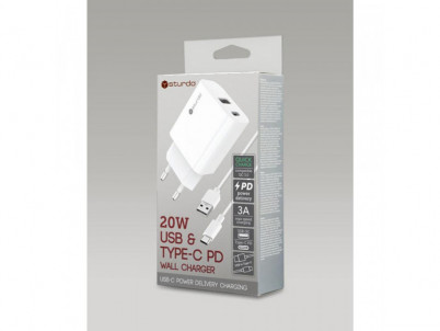 NSI-0082-STU-TYPEC PD 20W+USB QC3.0 TypC