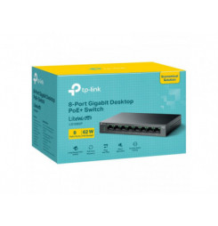 TP-Link LS108GP, Switch 8-Port/1000Mbps/Des/PoE+