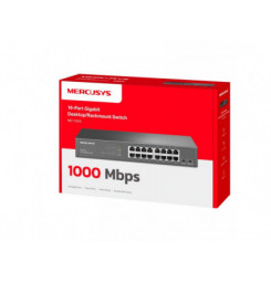 MERCUSYS MS116GS, 16-Port 1 Gbps Desktop Switch