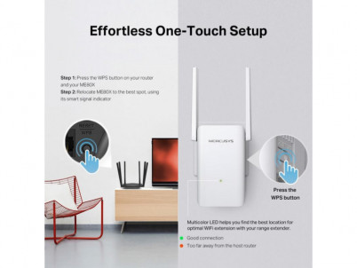 MERCUSYS ME80X AX3000 Wi-Fi 6 Range Extender