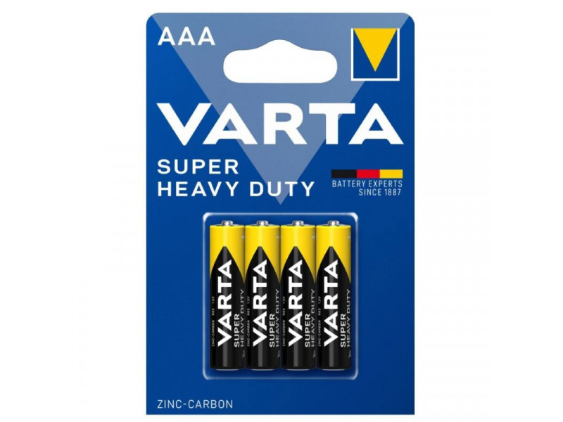 VARTA Batérie SUPER HEAVY DUTY LR03, AAA, 4ks