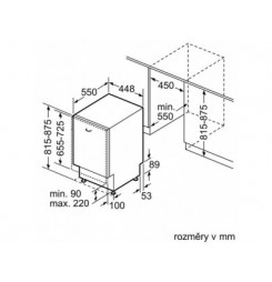 BOSCH Vstavaná umývačka riadu  SPV4EKX24E