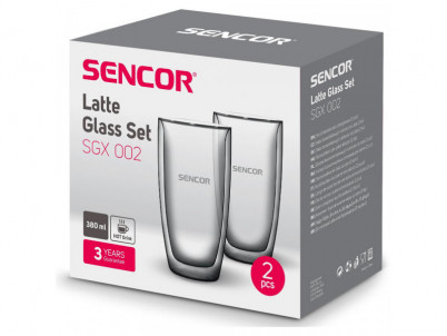 SGX 002 set 2 café latté 380ml SENCOR