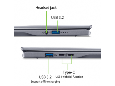 ACER Swift GO AI 14,5" WUXGA X1P/16/1/Int/W11, še