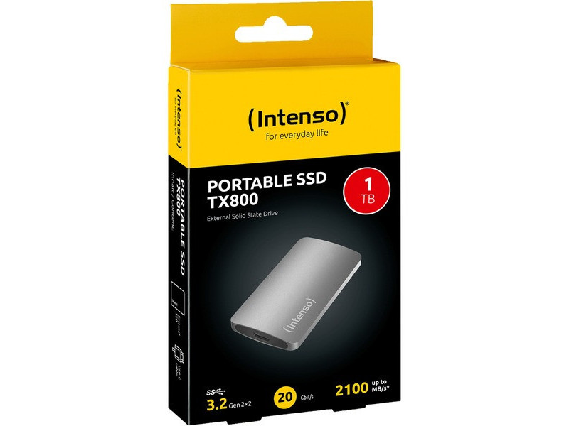 INTENSO TX800, Externý SSD disk, 1TB