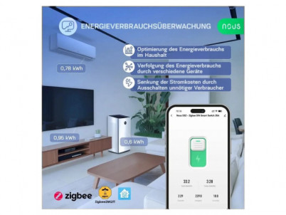 NOUS D3Z, ZigBee DIN SMART Switch, prepínač