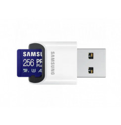 MicroSDXC 256GB PRO Plus+USB adp SAMSUNG