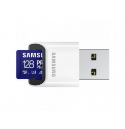 MicroSDXC 128GB PRO Plus+USB adp SAMSUNG