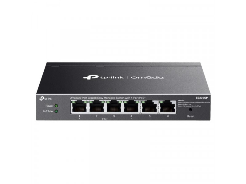 TP-Link ES206GP Switch 6-Port Omada SND, PoE+