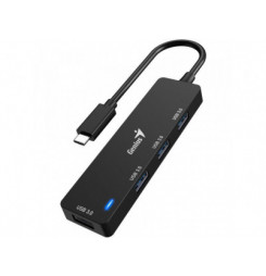 Hub UH-400 USB-C 4x USB3.0 černý GENIUS