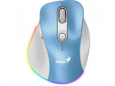 Ergo 9000S Pro Wrl mouse blue/wh GENIUS