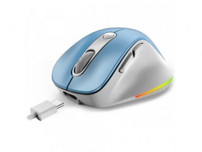 Ergo 9000S Pro Wrl mouse blue/wh GENIUS