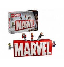 Logo MARVEL a minifigúrky 76313 LEGO